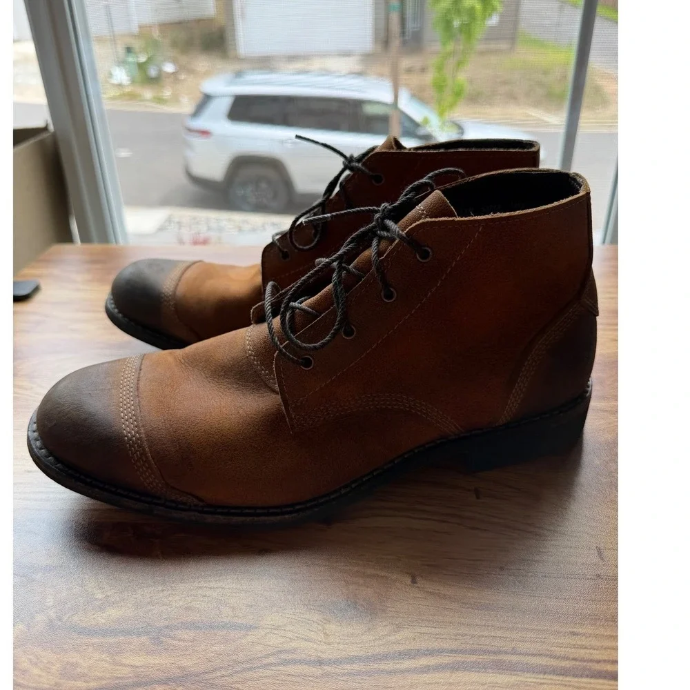Timberland Men's Earthkeepers City Premium Brown Leather Cap Toe Boots